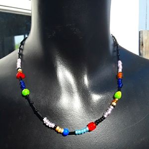 18" beaded necklace